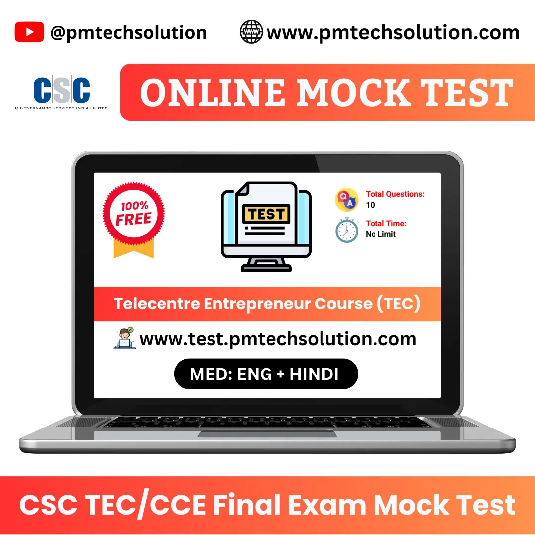 CSC TEC Final FREE Mock Test